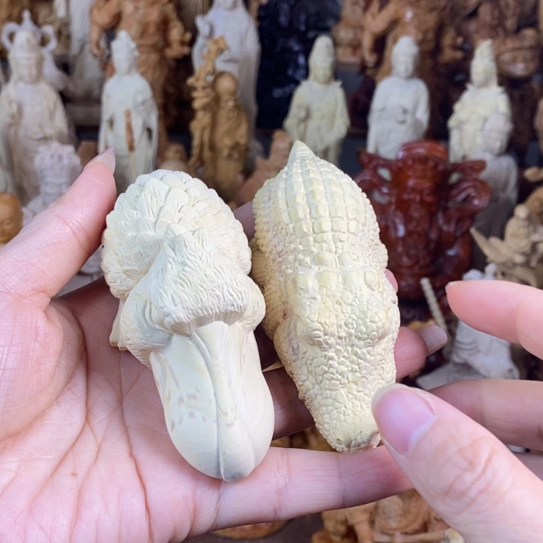 木黄杨微瑕10鳄鱼➕鸭嘴兽