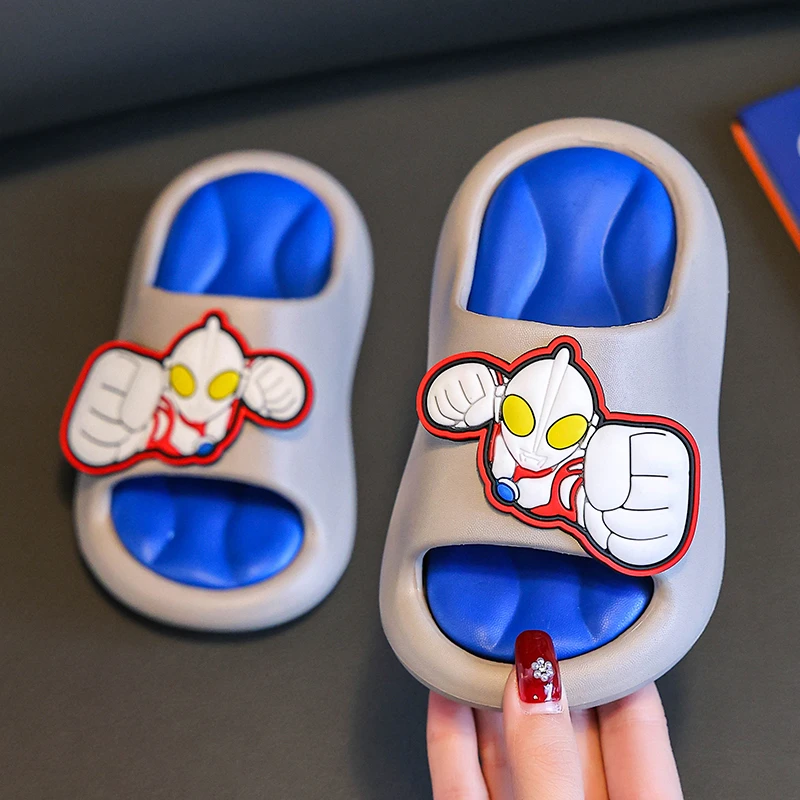奥特曼儿童拖鞋夏季男童卡通EVA室内居家中大童防滑男宝宝凉拖鞋