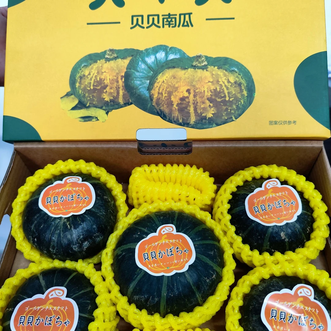 【顺丰次日达】坏果包赔 正宗贝贝南瓜 当季新鲜粉糯香甜宝宝辅食代餐 整箱5颗装带箱3斤发货贝贝南瓜