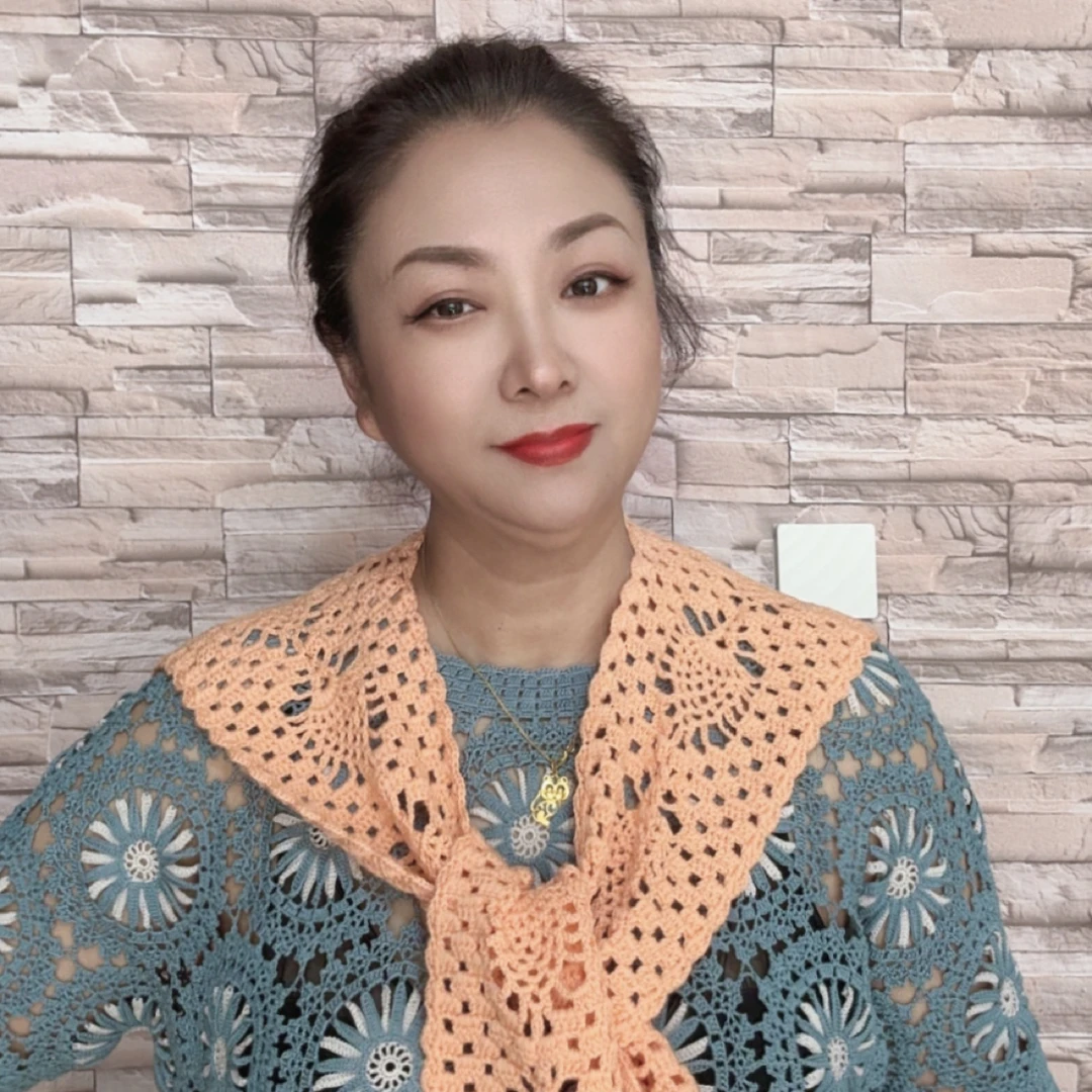 菠萝花小披肩材料包