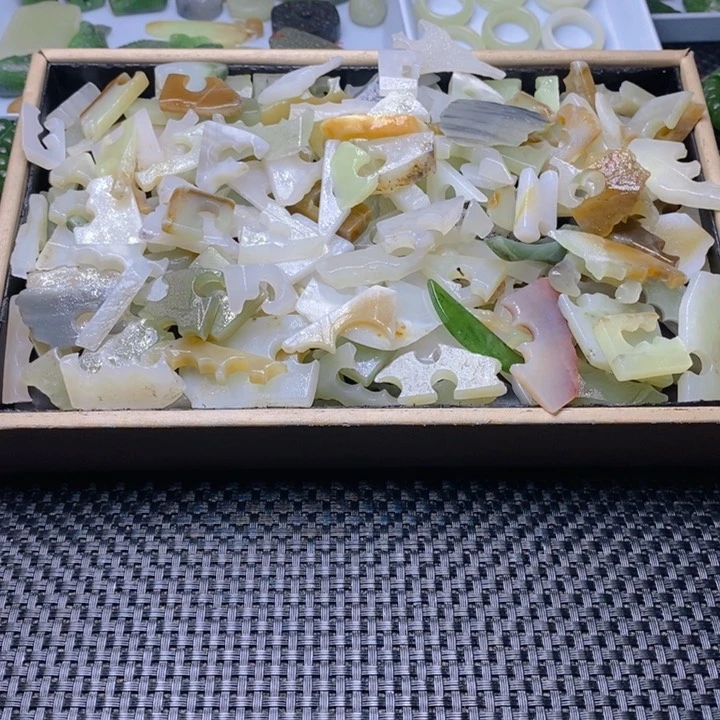 和田玉(糖玉)珠宝半成品未镶嵌希***习