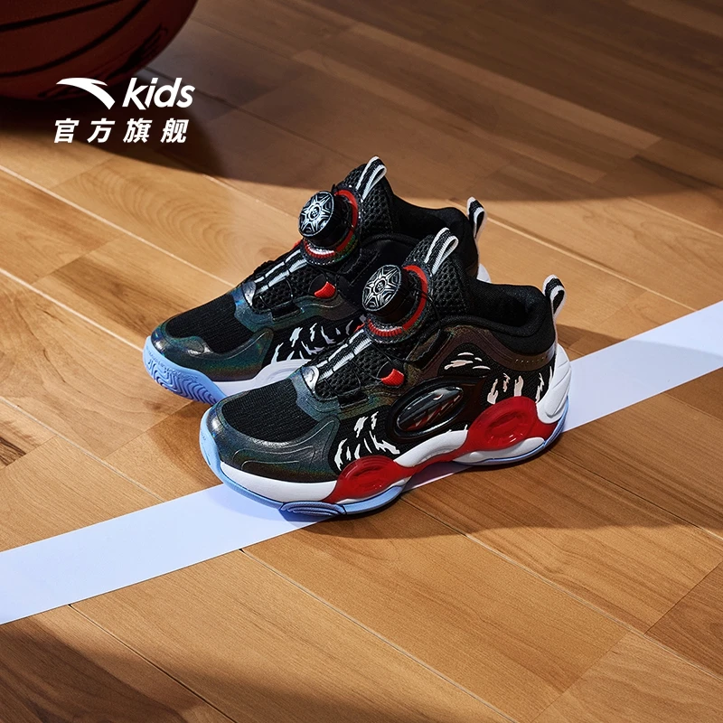 【一诺爸爸】安踏儿童男小童篮球鞋透气舒适防滑耐磨犟弹运动篮球鞋
