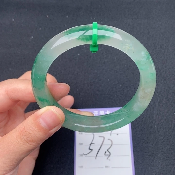 竹牌天然A货非洲翠手镯24