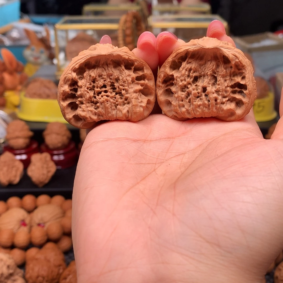 文玩核桃把件蛇头44