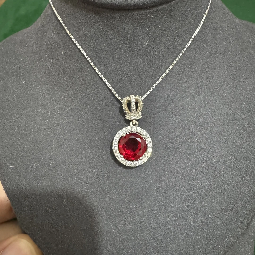 K033红色吊坠百搭款