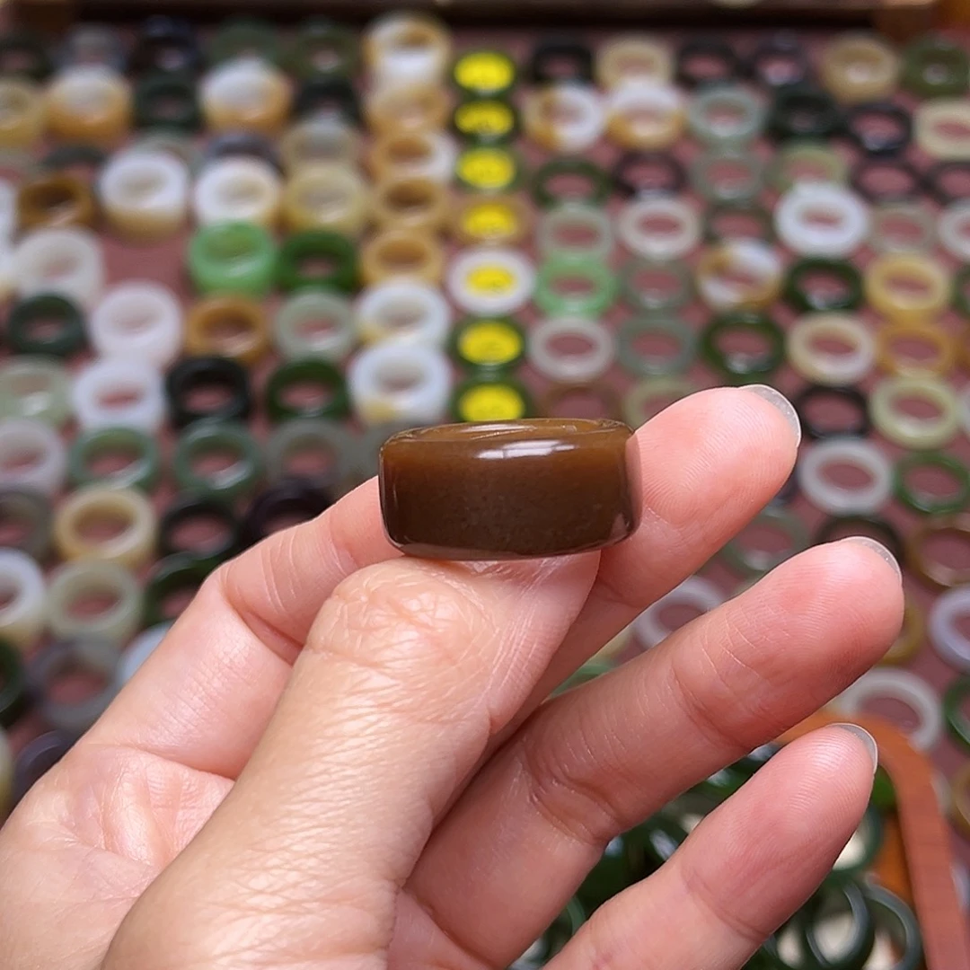 和田玉戒指未镶嵌用****6