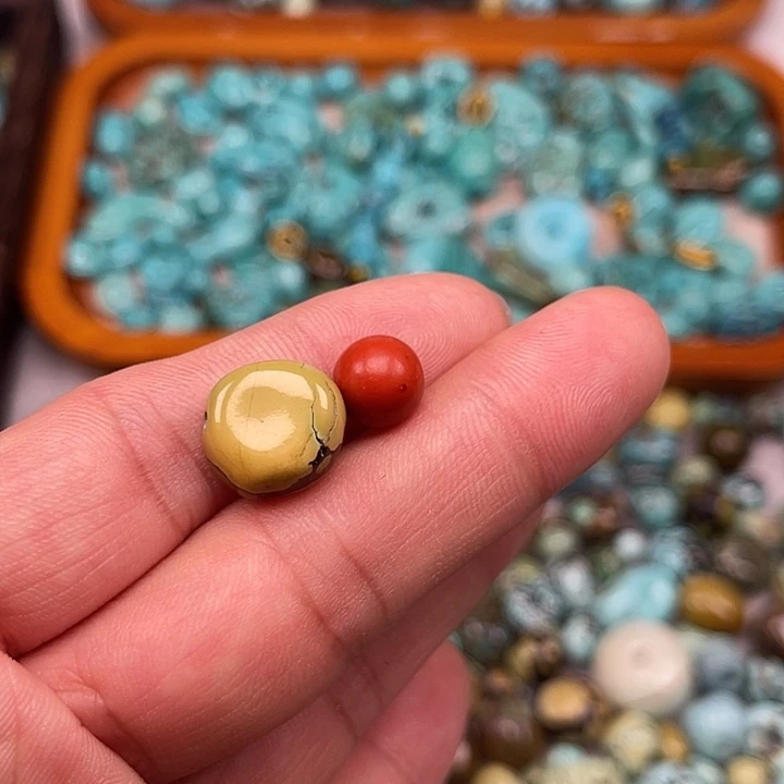 南红玛瑙未镶嵌扣子扣子