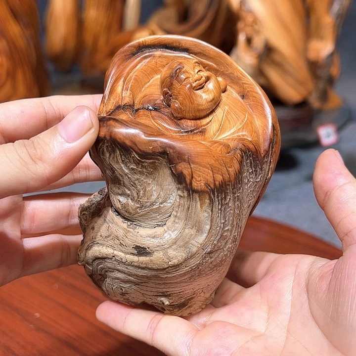柏木崖柏木手把件摆件