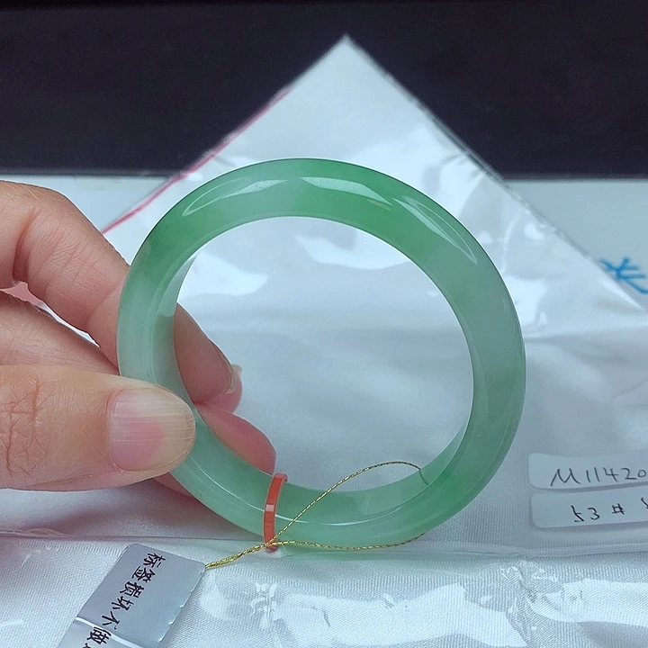 未镶嵌手镯翡翠53圈4202