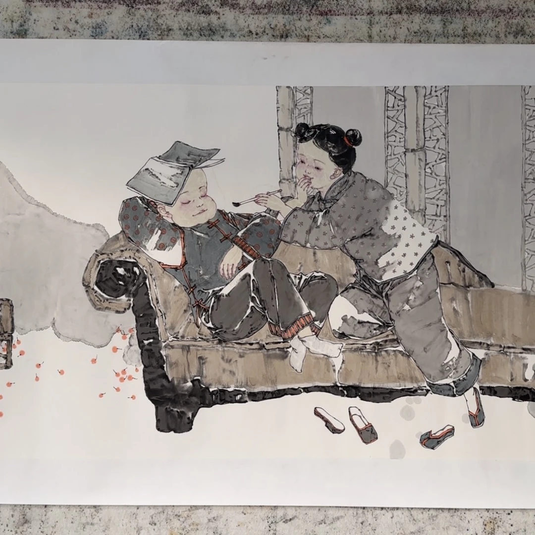 刘***️国画老师精品作品欣赏