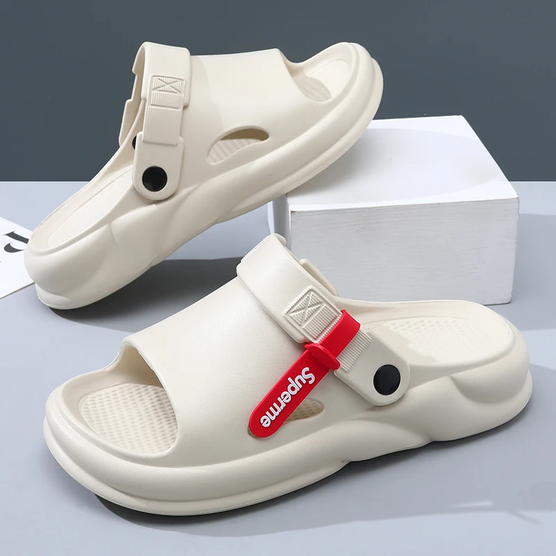 2025新款凉拖鞋男士夏天沙滩潮流百搭休闲凉鞋防滑eva大码一字拖