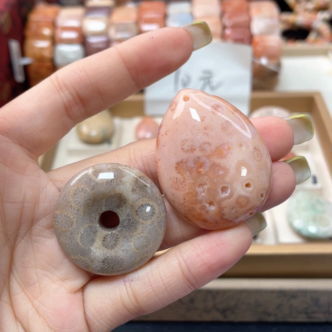 硅化珊瑚（珊瑚玉）手链未镶嵌I****白233