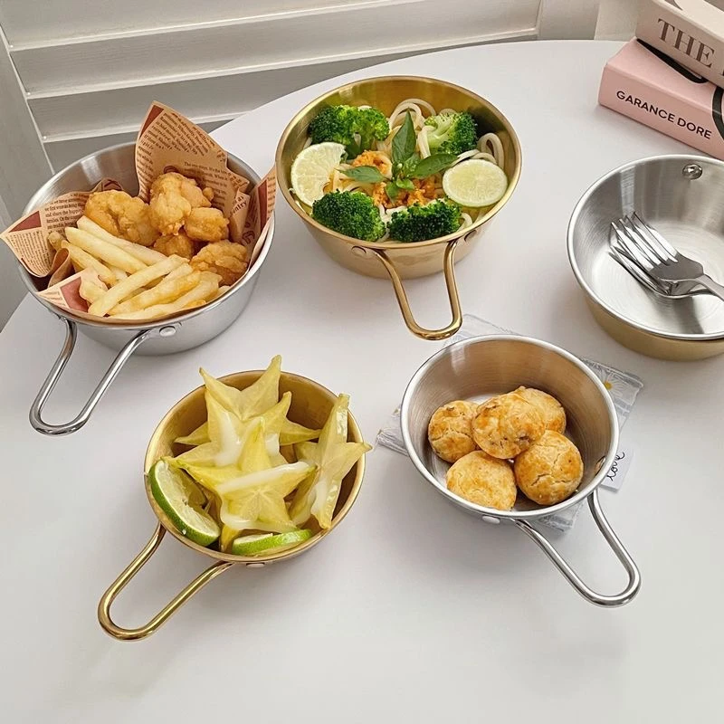米酒碗304不锈钢餐具水果沙拉碗调料小碗烘焙汤碗碟料理碗泡面碗