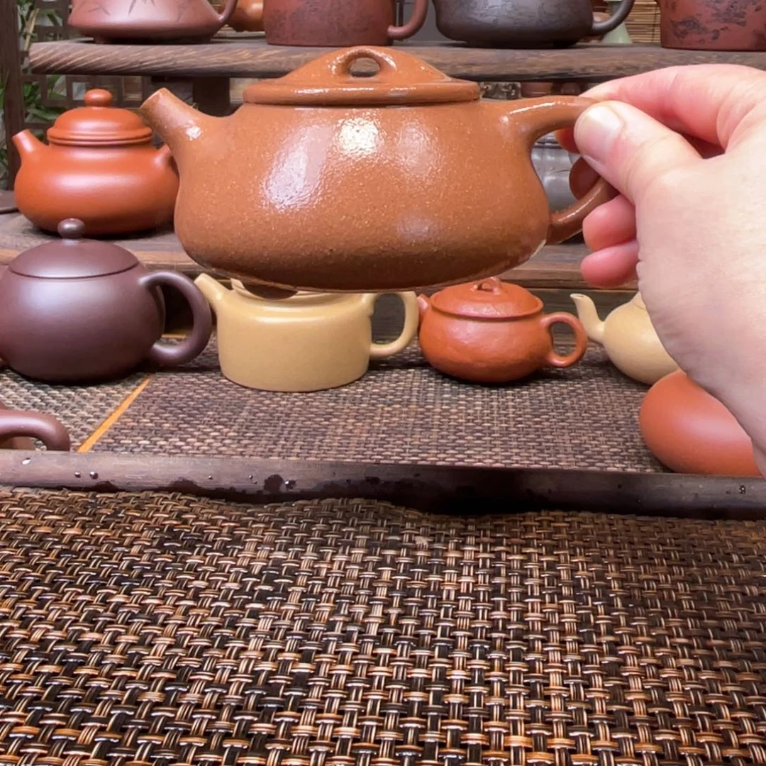 茶壶紫砂宜兴原矿紫砂手工制270