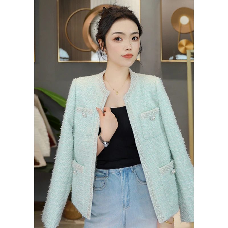 女装女法式小香风爆款2025新款小香风短外套时尚百搭气质衣服女款