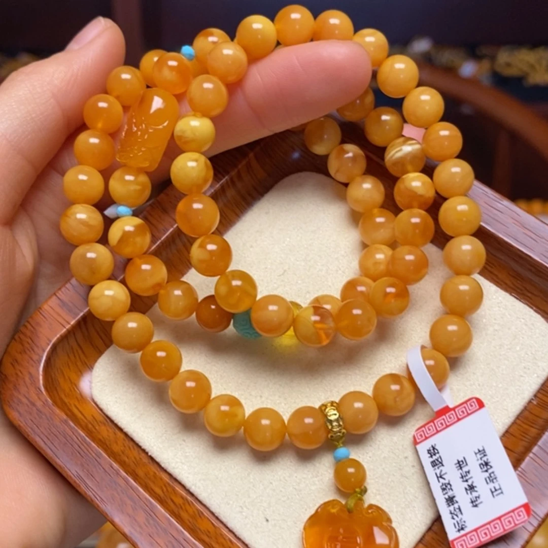 【闪购商品】蜜蜡手链未镶嵌手串