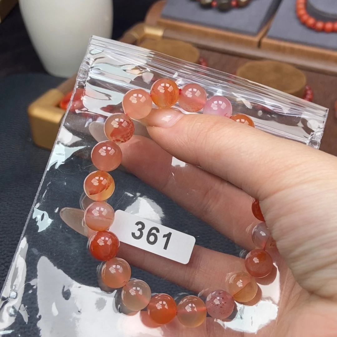南红玛瑙未镶嵌手链