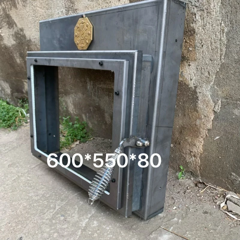 面包窑炉门壁炉炉门定制600*550*80耐高温1200度微晶玻璃可定制