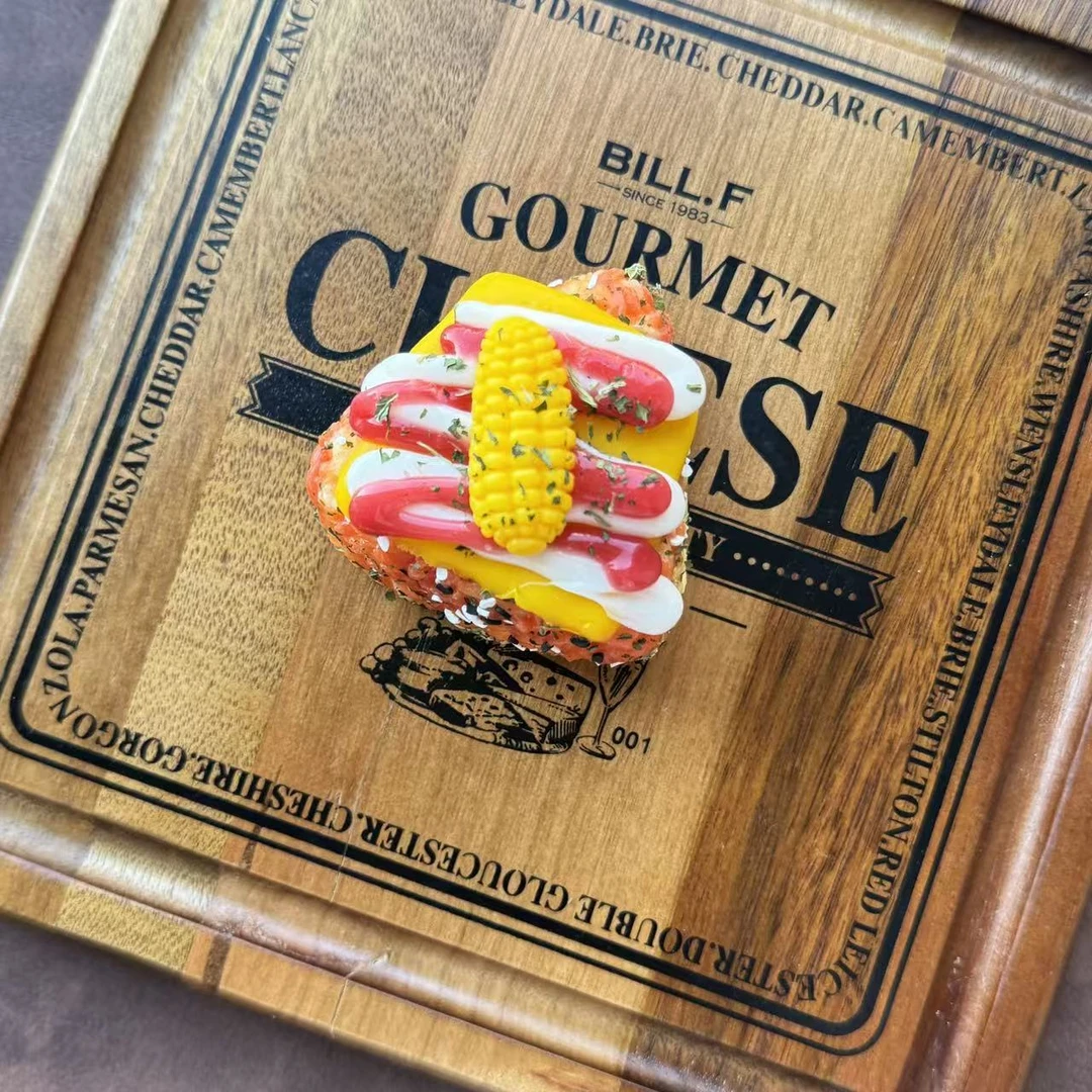 【芝士玉米手掌饭团】喜仔yummy食物系硅胶捏捏