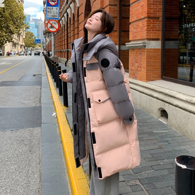 2024加肥加大200斤胖mm中长款300斤白鸭绒特大码羽绒服清仓