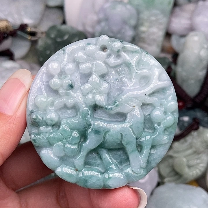 颈饰未镶嵌翡翠翡翠