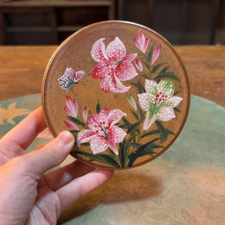 柴烧纯手工手绘陶瓷