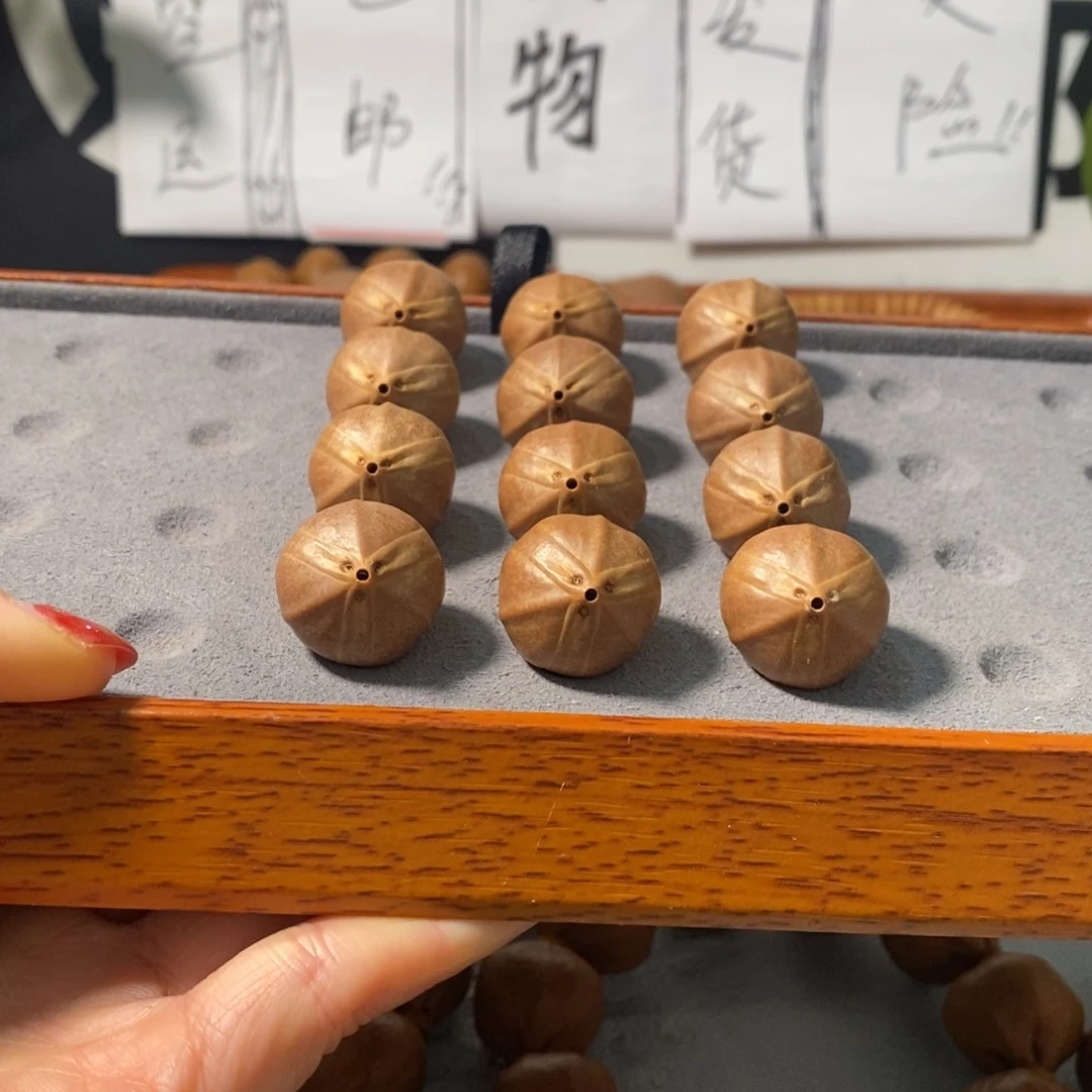 橄榄核手串1202精品头货蒜头铁核10+2颗+鬼脸