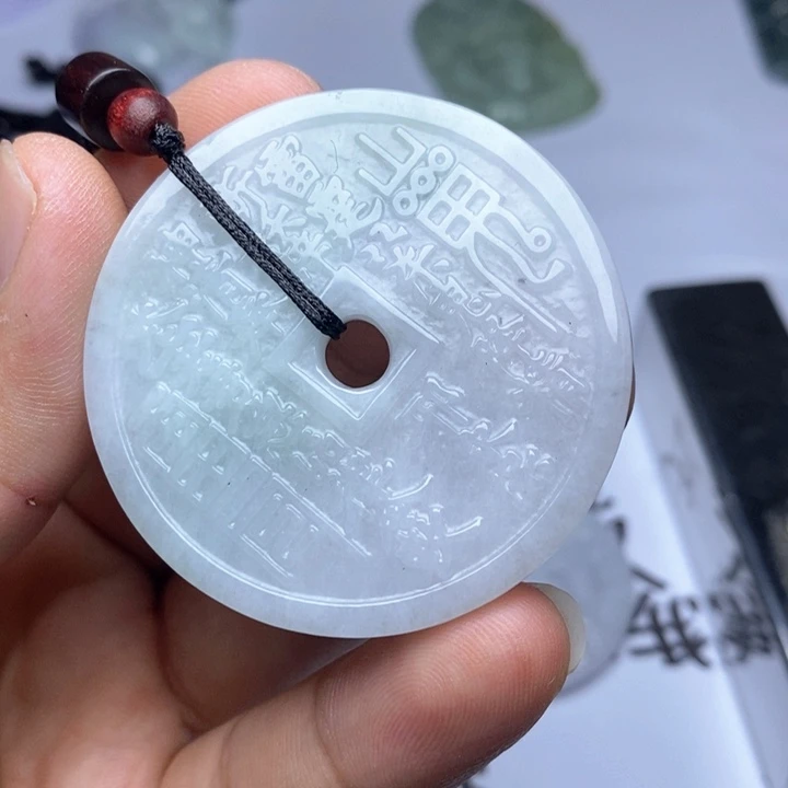 翡翠未镶嵌颈饰用****9翡翠