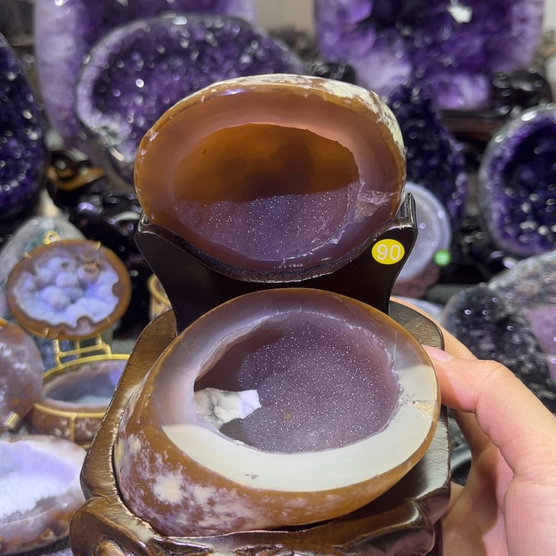未镶嵌摆件紫晶水晶