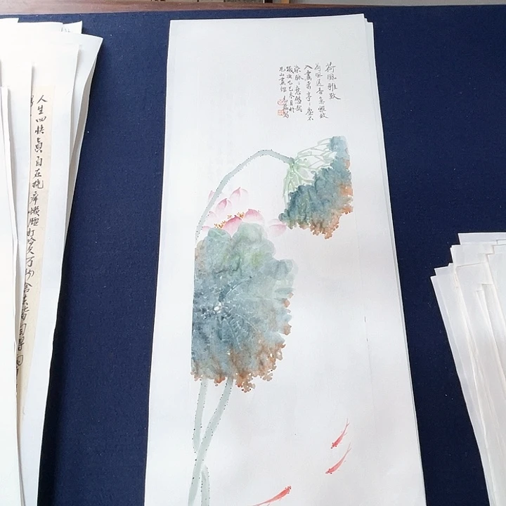 国画秦志磊国画禅意70/23