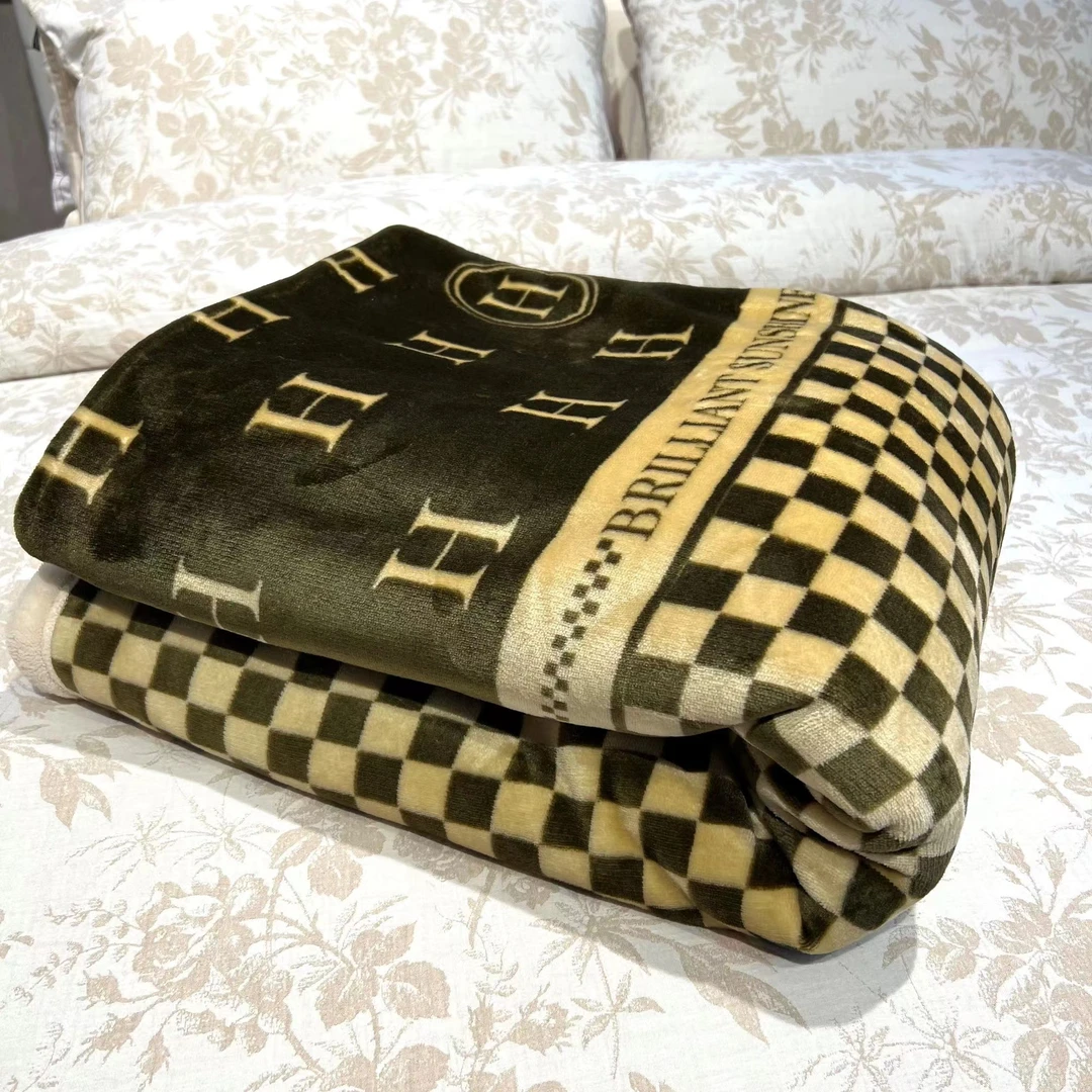 POCKET PIG/布袋猪布袋猪【咖色】简约舒适双人便携盖毯毛毯