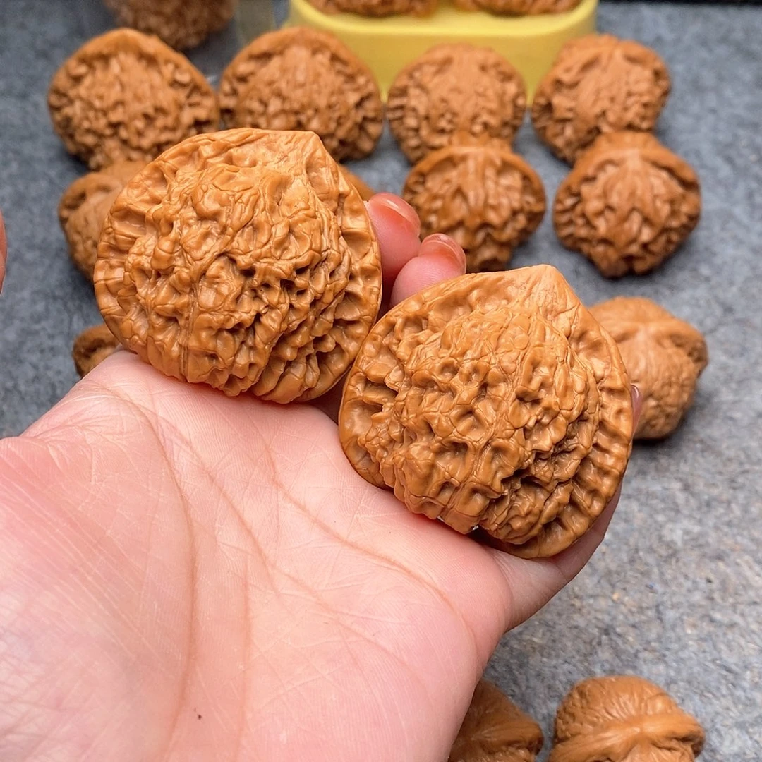 文玩核桃把件精品官帽50全品