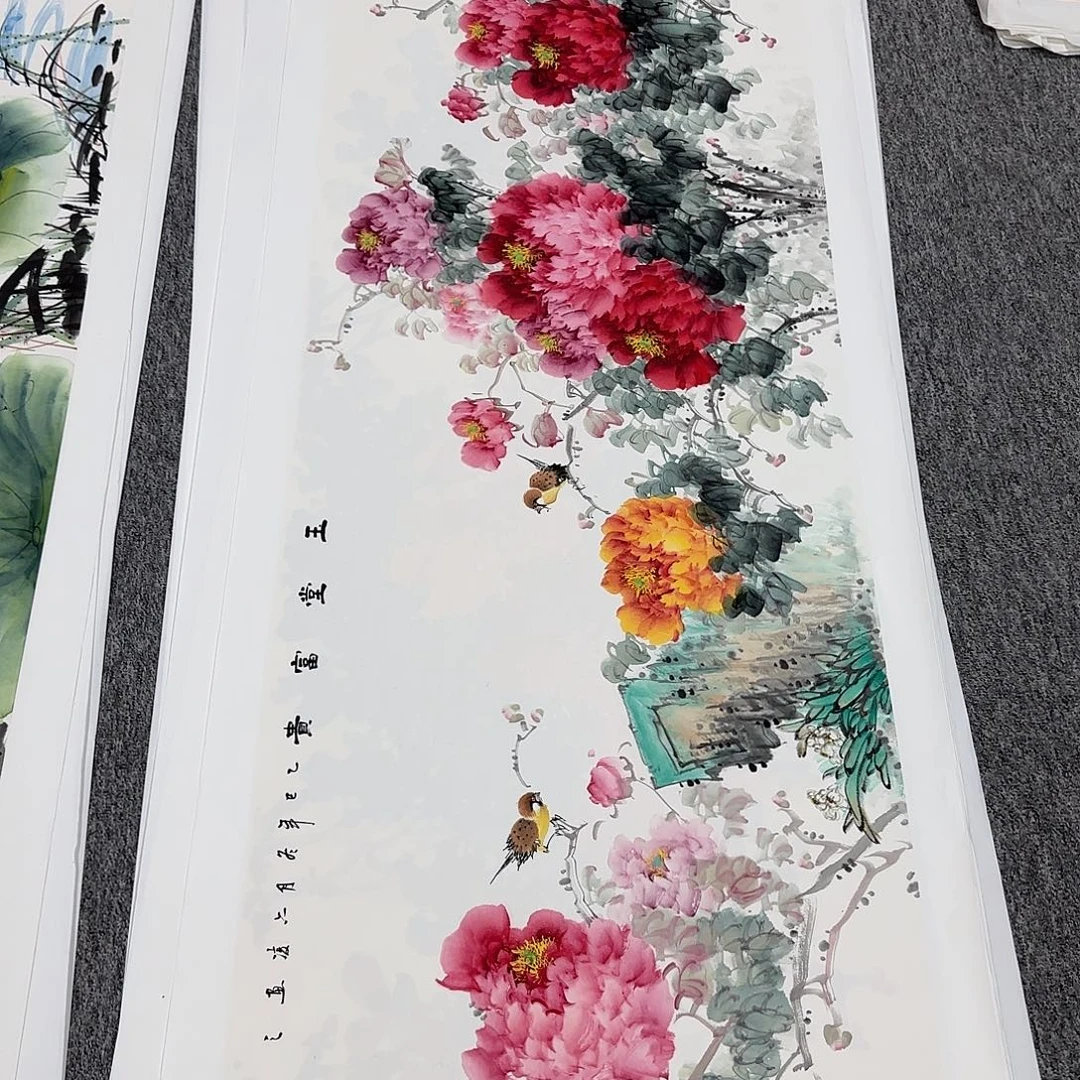 国画180*70纯手绘刘亦凌