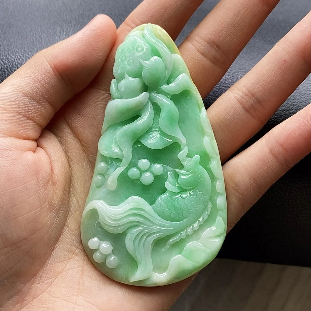颈饰未镶嵌翡翠缅甸翡翠a货