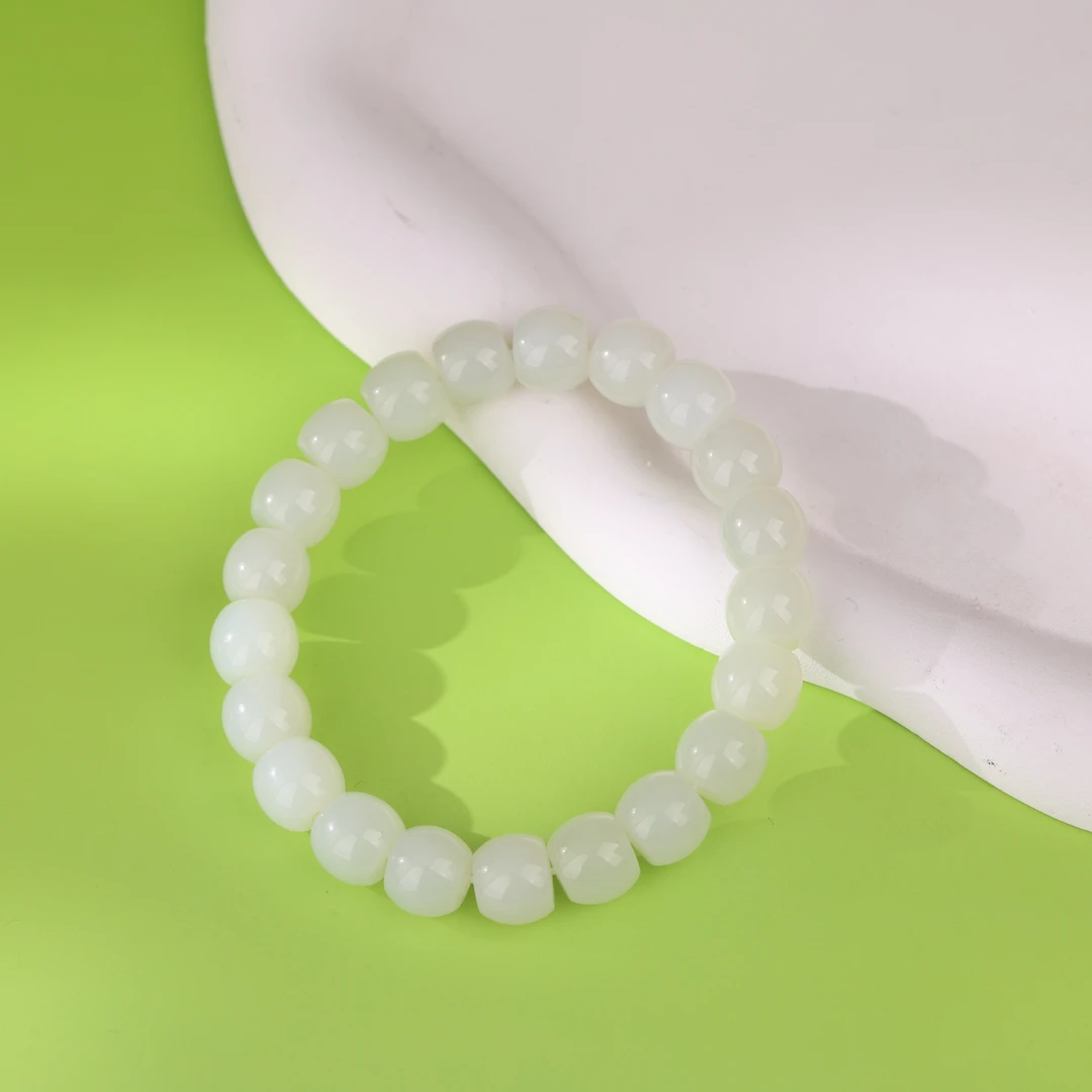 【央博玉】和田玉直切手串-YB95090110-多样性发一|BHT6