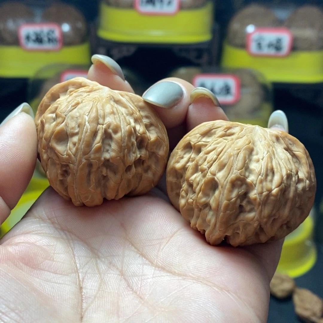 文玩核桃把件滔***子磨盘