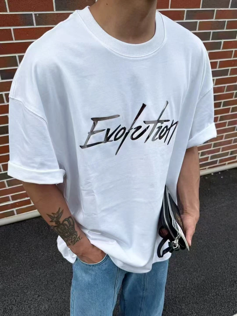 Alex-2025夏季新款卡通图案重磅宽松版型T恤