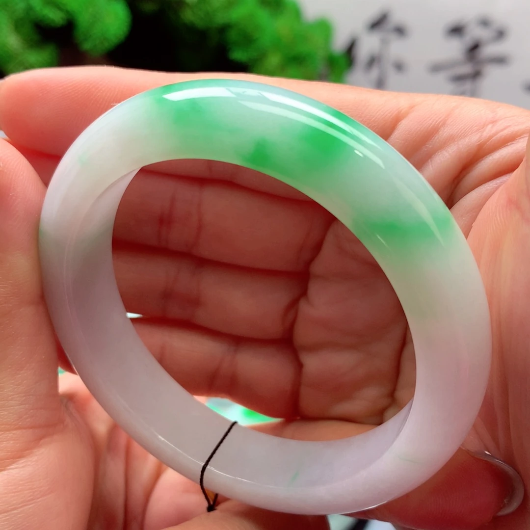 未镶嵌手镯翡翠缅甸56.6圈口