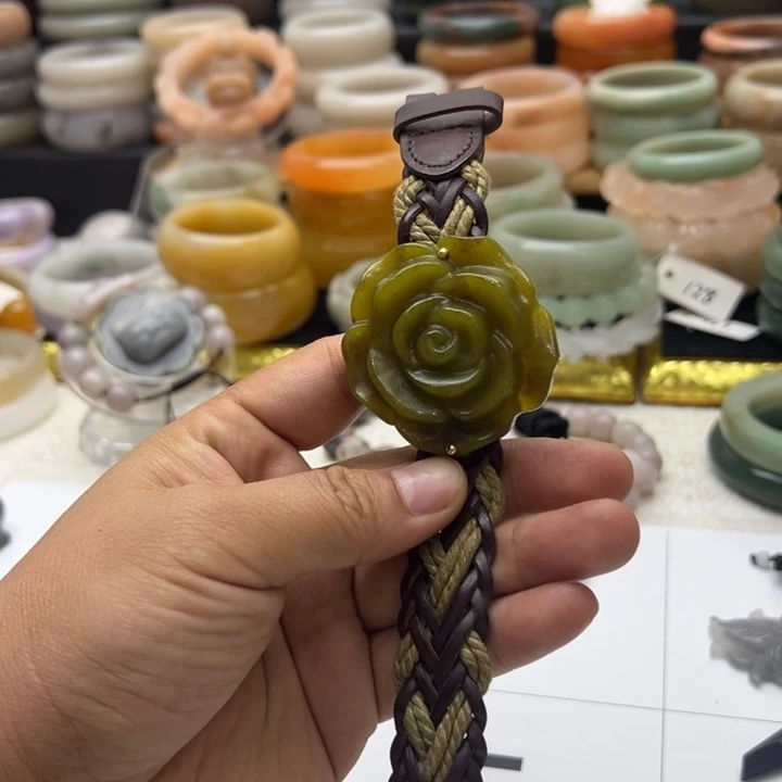 石英岩玉合金手镯