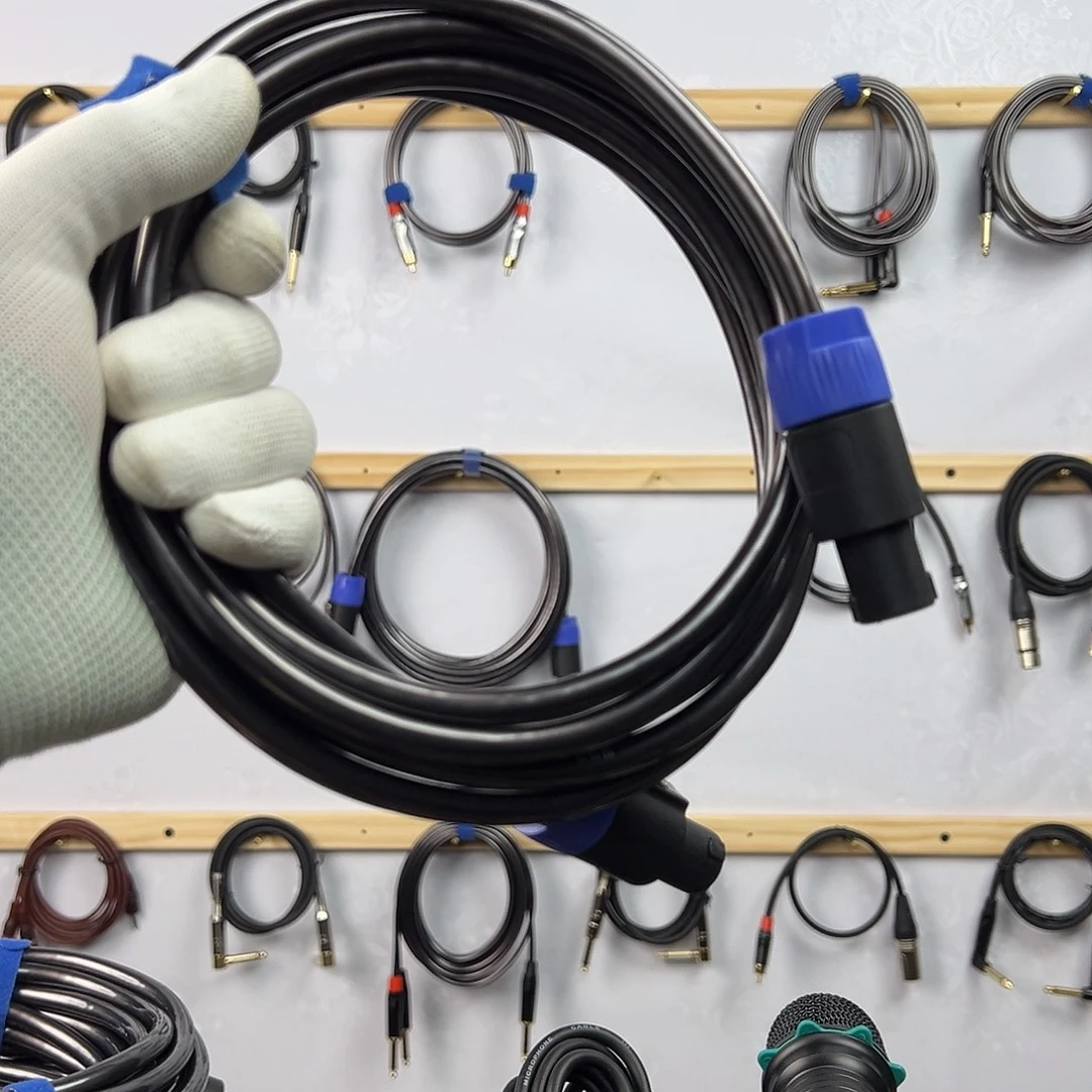 欧姆头音响线5米2条