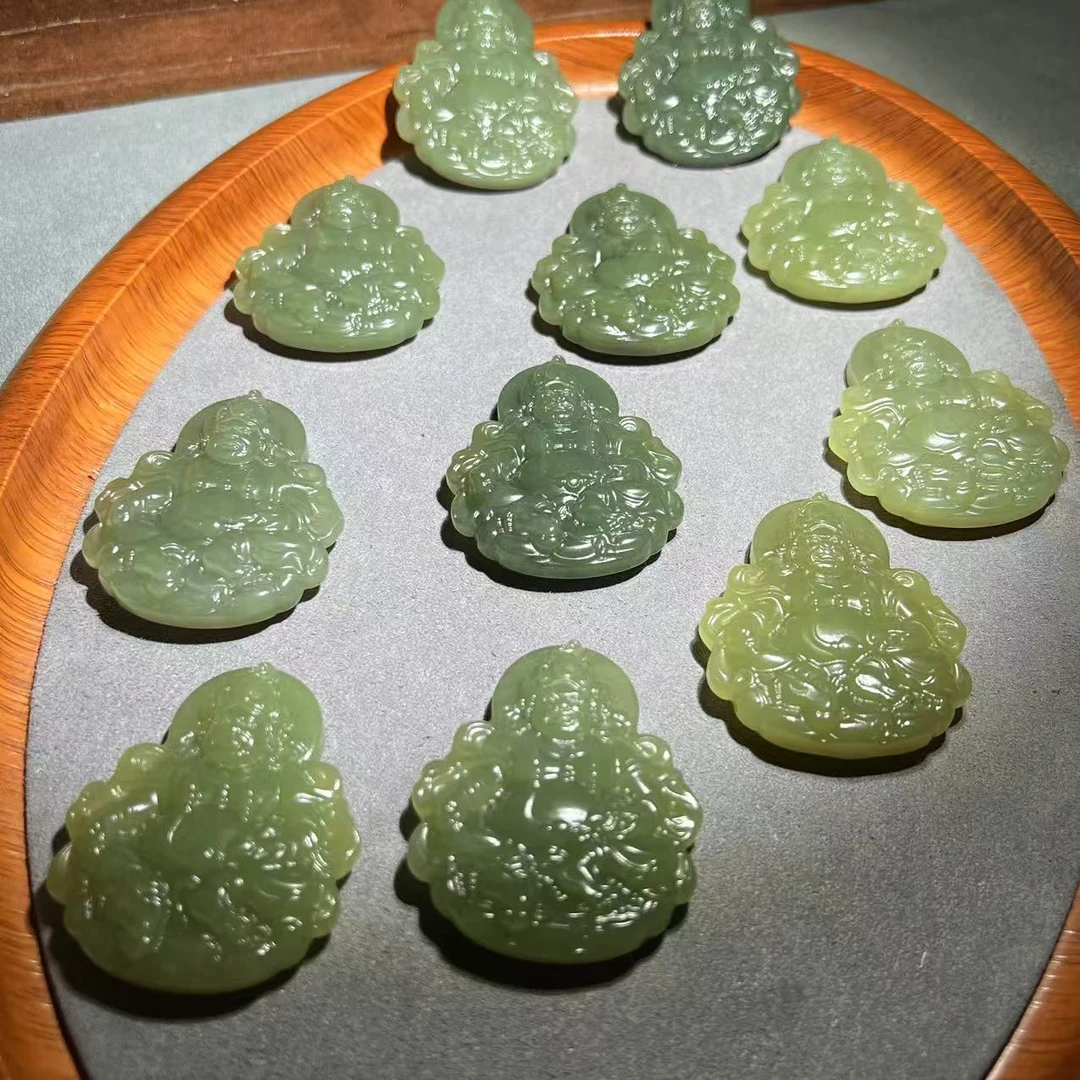 【张老斯珠宝】天然和田玉吊坠zr025（多样性发货 拍一发一）