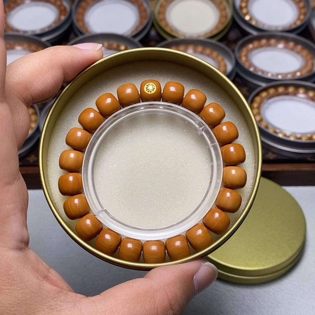 猴头核桃手串9号18k道珠小老型10+左右