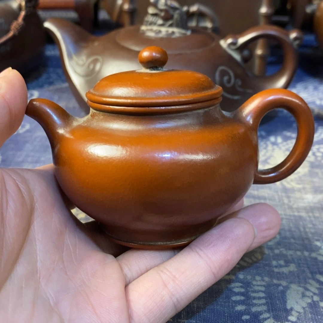 何***.红泥茶壶紫砂的味道紫砂紫砂