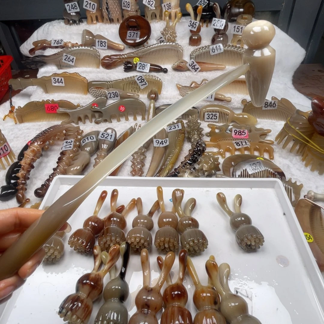 吖***吖牛角梳牛角福利款