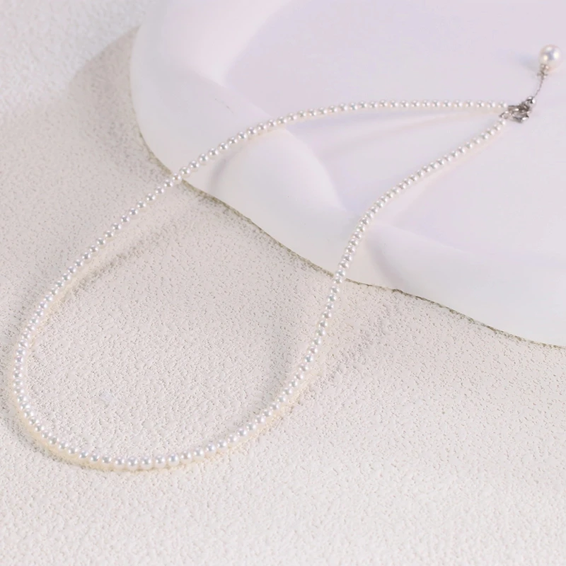 【小魏总返场福利】s925小米珠项链（3mm 40+5cm）