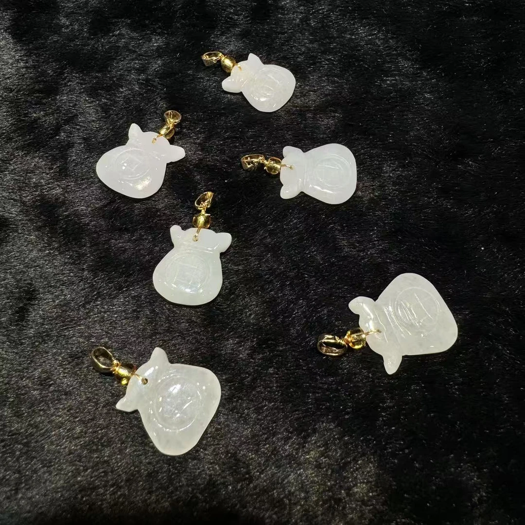 【百百福珠宝】缅甸翡翠A货吊坠-多样性发货只发一件-08