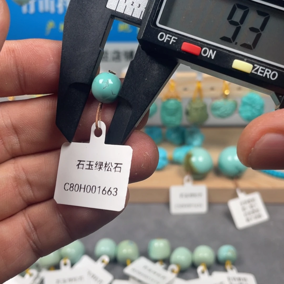 绿松石未镶嵌颈饰