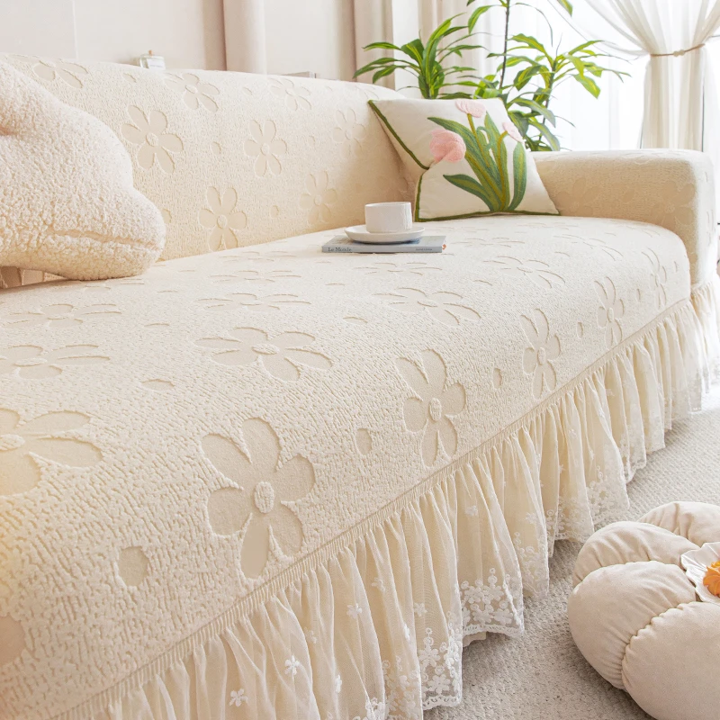 (裙边花至沙发套)2025新款沙发套秋季全包裙边沙发套罩防滑防猫抓