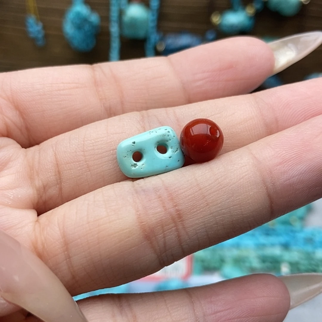 南红玛瑙未镶嵌猪鼻子