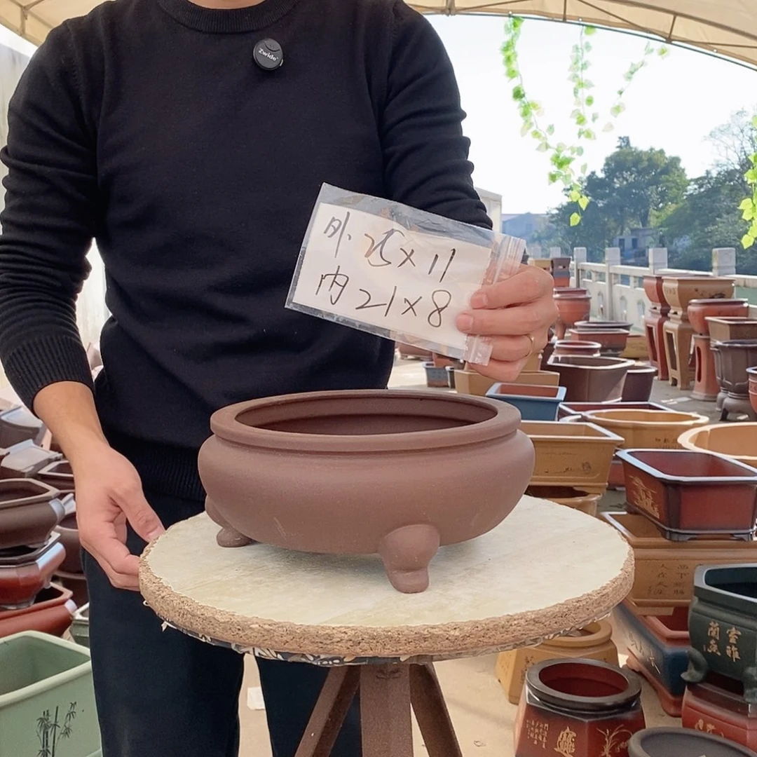 紫砂花盆紫砂花盆